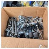 Lot of Assorted Hardware, Adhesives, Fasteners, Flashlights, and Shop Supplies