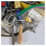 Lot of Assorted Household Repair Tools, Hardware, and Shop Supplies