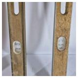 Lot of Assorted Levels and Wooden T-Square