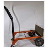 Orange Heavy-Duty Hand Truck Dolly