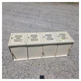 Four-Door Metal Locker Cabinet