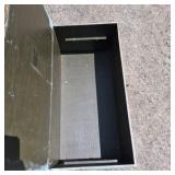 Vintage Wooden Storage Trunk with Metal Hardware