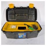 Lot of 2 Rimax Plastic Tool Boxes with Assorted Tools and Hardware