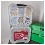 Lot of Assorted Tool Boxes, Hardware Organizer, and Storage Cases