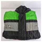 Riders Choice Green Black Gray Winter Jacket Size Large
