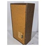 Lot of 2 Vintage Wood Cabinet Stereo Speakers