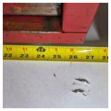 Lot of 2 Metal Tool Boxes with Assorted Hand Tools