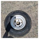 Lot of 3 Trailer Tires and Wheels