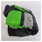 Riders Choice Green Black Gray Winter Jacket Size Large