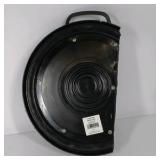 Yaktrax Diamond Grip black XL ice traction cleats with metal coil traction. Hillsound bucket seat bag and Yaktrax packaging shown.
