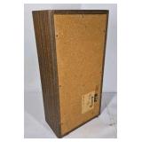 Lot of 2 Vintage Wood Cabinet Stereo Speakers