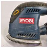 Lot of Ryobi and Tool Shop Electric Sanders with Carry Bag