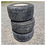 Lot of 3 Trailer Tires and Wheels