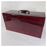 Lot of 2 Metal Tool Boxes with Assorted Hand Tools