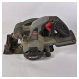 Porter-Cable 18V NiCd Cordless Drill, Circular Saw, Charger, Battery, and Tool Bag Lot