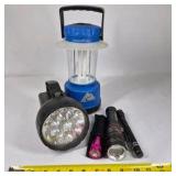 Lot of Portable Lanterns and Flashlights