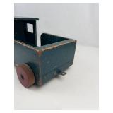 Vintage Wooden Toy Train Set With 4 Pieces