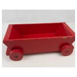 Vintage Wooden Toy Train Set With 4 Pieces