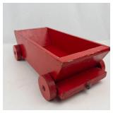 Vintage Wooden Toy Train Set With 4 Pieces
