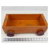 Vintage Wooden Toy Train Set With 4 Pieces