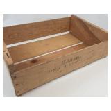 Vintage Ballantine California Fruits Wooden Crate