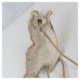 Ceramic Butterfly Wall Sconce With Corded Socket