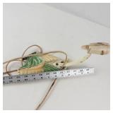 Ceramic Butterfly Wall Sconce With Corded Socket