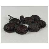 Ornate Metal Drawer Pulls (Lot of 8)