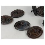 Ornate Metal Drawer Pulls (Lot of 8)