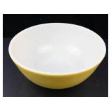 Vintage Pyrex Primary Color Yellow Nesting Mixing Bowls Set of 2