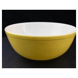Vintage Pyrex Primary Color Yellow Nesting Mixing Bowls Set of 2