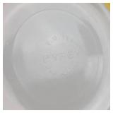 Vintage Pyrex Primary Color Yellow Nesting Mixing Bowls Set of 2