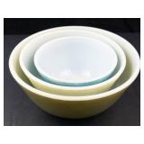 Vintage Pyrex Primary Colors Nesting Mixing Bowl Set (Lot of 4)