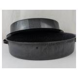 Vintage Graniteware Nesco Roaster Pan With Lid