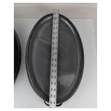 Vintage Graniteware Nesco Roaster Pan With Lid