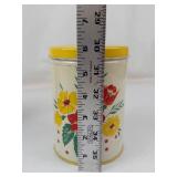 Vintage Graniteware Coffee Pot & Floral Kitchen Tin Mixed Lot