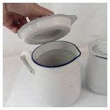 Vintage Enamelware Pieces Set of 3