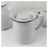 Vintage Enamelware Pieces Set of 3
