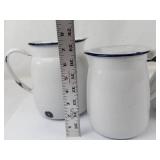 Vintage Enamelware Pieces Set of 3
