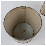 Floral Metal Storage Tins (Lot of 4)