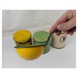 Vintage Tins & Enamel Ladle Mixed Lot