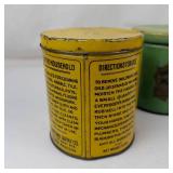 Vintage Tins & Enamel Ladle Mixed Lot