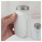 Vintage Anchor Hocking Vitrock Milk Glass Shakers (Lot of 2)