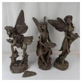 Fairy Statues Set of 3