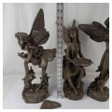 Fairy Statues Set of 3