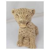 Vintage Mcm Chalkware Leopard Figurine