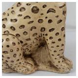 Vintage Mcm Chalkware Leopard Figurine