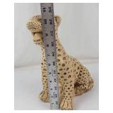 Vintage Mcm Chalkware Leopard Figurine