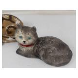 Vintage Chalkware Cat Figurines (Lot of 2)