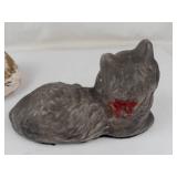 Vintage Chalkware Cat Figurines (Lot of 2)